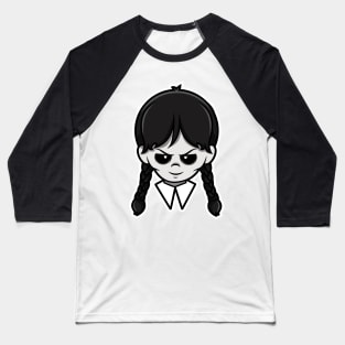 Little Goth Girl Baseball T-Shirt